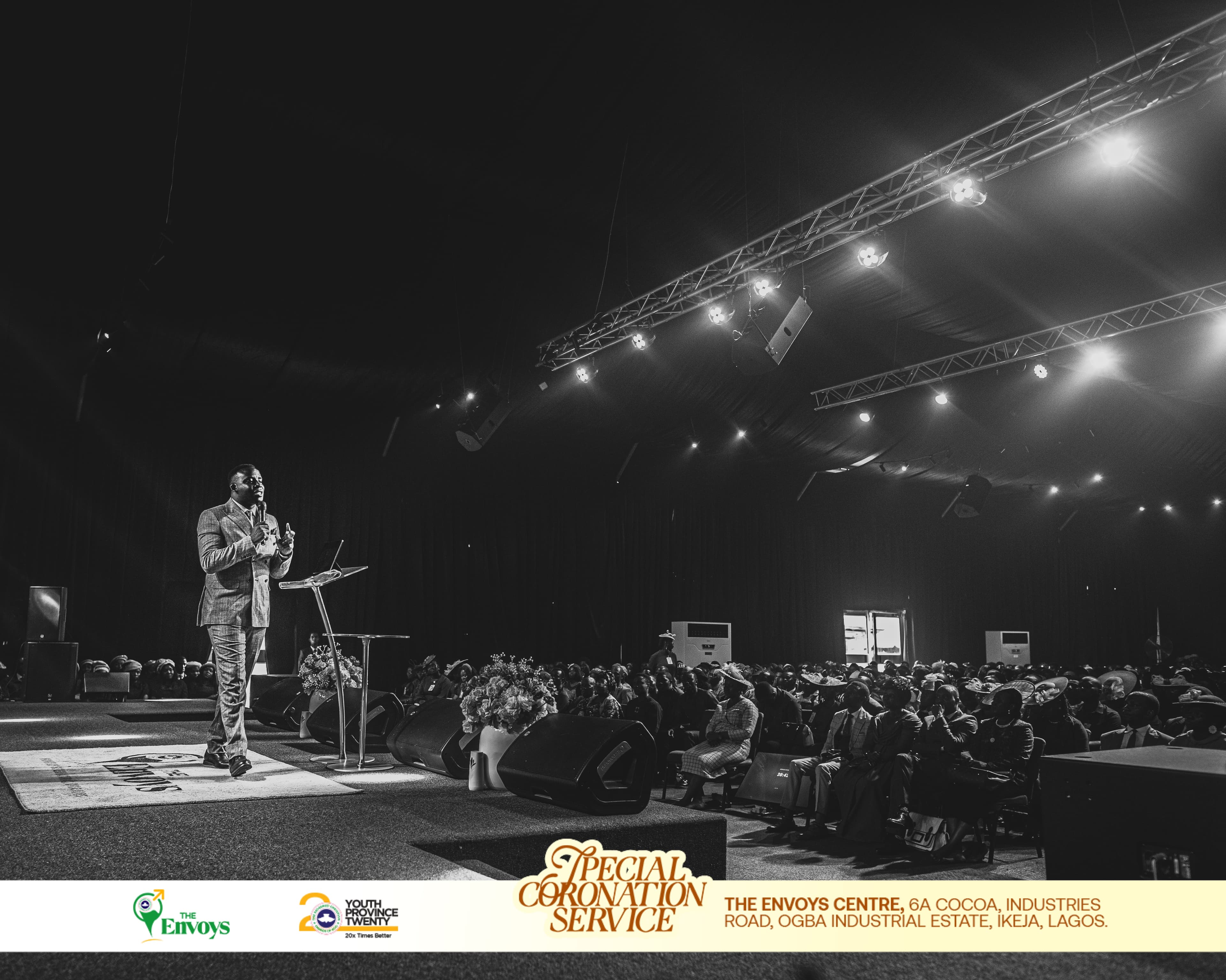 Pastor Daniel preaching at RCCG The Envoys